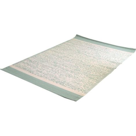 Tappeto poliestere spigato verde cm 60x180x0.6 (1/2)