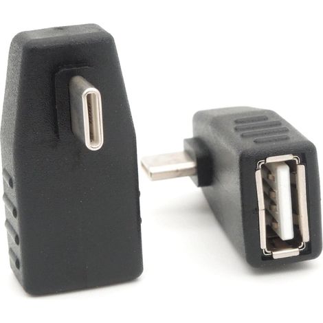 Adaptateur OTG USB-C mâle vers USB 2.0 femelle tout-en-un pour le transfert de données et la charge (1/4)