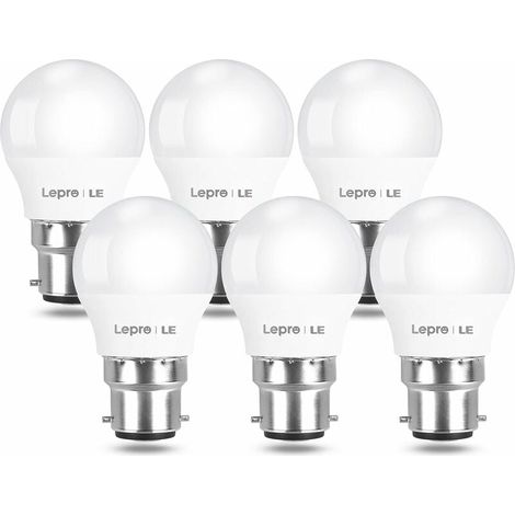 Ampoule B22 - 4 9 W - 2700 K - Blanc Chaud - CRI 80 - Angle De Diffusion 240° - Pour Lampe À Visser - Lot De 1 (1/5)