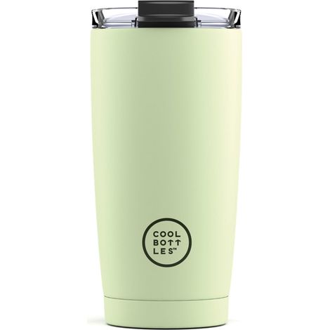 Gobelet Isotherme en Acier Inoxydable 550 ml - Tasse Thermique avec Couvercle Hermétique - Boissons froides 10h et chaudes 5h - Finition Anti-tâches - Pastel Green (1/5)