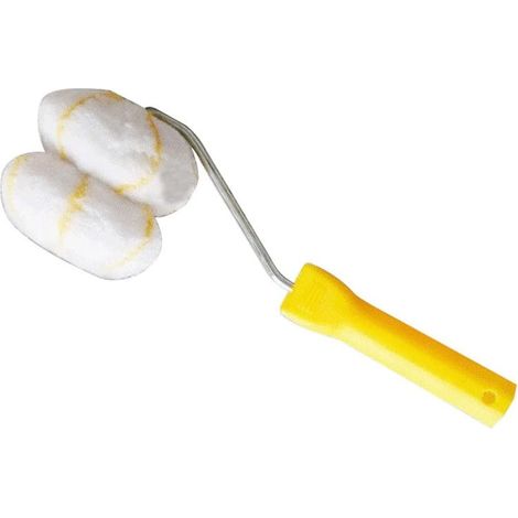 Ultimatives 3-teiliges Eckwalzen-Set für Wände und Decken. Enthält Eckwalze und Walzenbezug, geeignet für wasserbasierte Farben. (1/3)