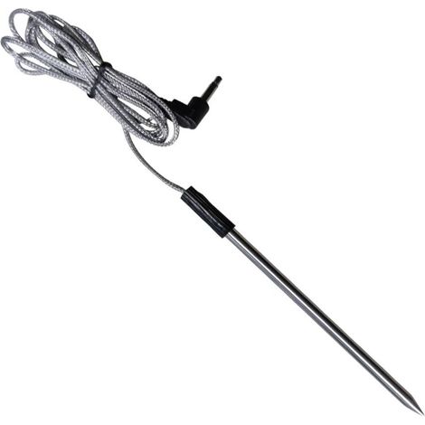 Sonde de Température PT1000 de Rechange pour Fumeur Oklahoma Joe's - Longueur Câble 1250mm avec Gainage en Tresse Métallique Résistant à 350°C (1/3)