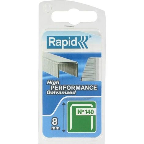Grapas Rapid Modelo 140 Plata 8 mm Paquete 970
