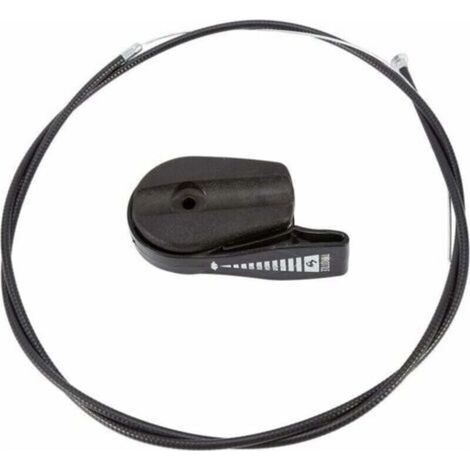 Câble d'accélérateur tondeuse Commande accélération 65", universel, compatible GXV160 Propriétaires de tondeuses à gazon (1/4)