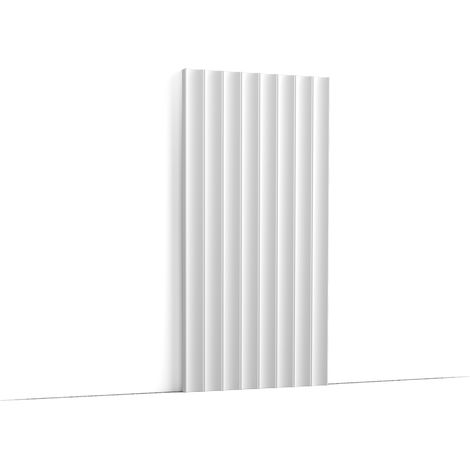 Orac – Panneau mural 3D VALLEY W109 – L200 x H25 x L1,3 cm – Matériaux durables – Propriétés thermiques et acoustiques