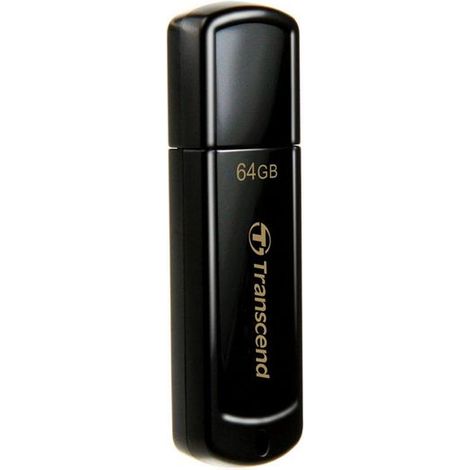 Transcend JetFlash 350 unidad flash USB 64 GB USB tipo A 2.0 Negro (1/5)
