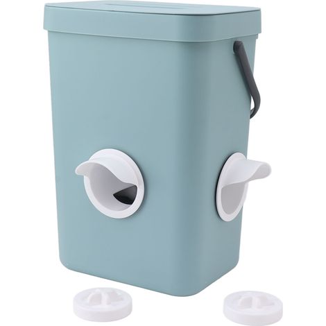 Automatischer 12-Liter-Hühnerfutterautomat, Geflügelfütterungsanlage für Hühner, Gänse, Enten und Tauben (1/5)