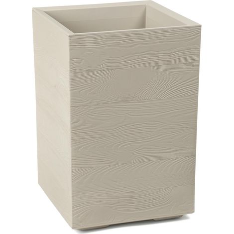 Vassoio da latte Betonique con vaso di fiori 60x40 cm