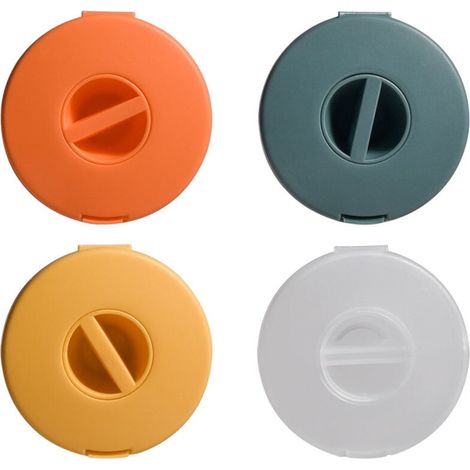 Lot de 4 enrouleurs de câbles rétractables pour écouteurs, câble de chargement USB (1/5)