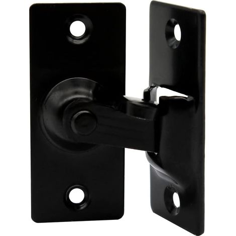 Verrou de porte à angle droit 90 degrés en acier inoxydable, utilisé pour les clôtures en bois, les portes et fenêtres coulissantes (1/5)