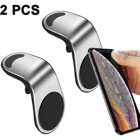 Magnetische Autohandyhalterung (2er-Pack), universelle magnetische Autohandyhalterung mit Lüftungsschlitz, geeignet für Handys von 3,5 bis 7 Zoll. (1/3)