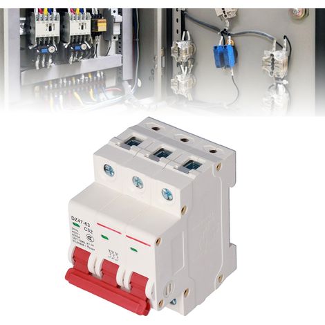 Disjoncteur miniature tripolaire 32 A (1/5)