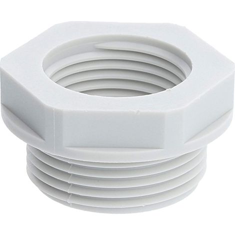 WISKA Reduzierung M/M von M25x1,5 auf M20x1,5 KRM-M25/M20 Sechskant Polyamid (PA) Anschlussgewinde 8,0mm - 1 Stück