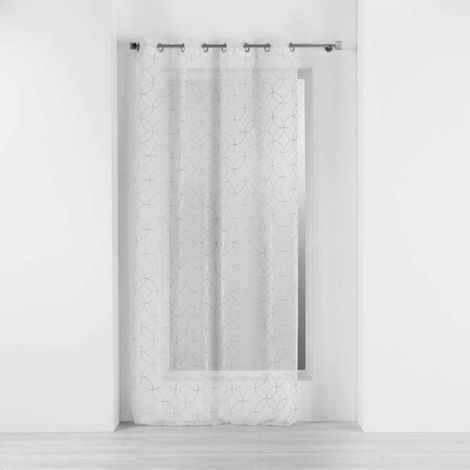 Rideau Voilage à Œillets "Olympia" 140x240cm Gris (1/5)