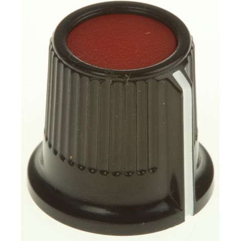 Bouton de potentiomètre RS PRO, Axe de 3.175mm, Diamètre de 16.2mm, Vis sans tête (1/2)
