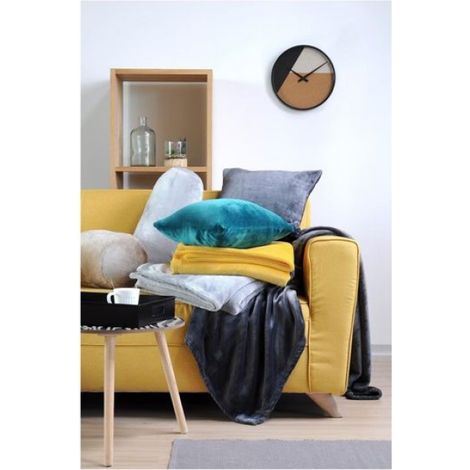 Plaid 130 x 160 cm Doudou Gris clair (1/3)