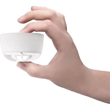 Cavius Rilevatore di calore senza fili inclusa batteria con 5 anni di vita, collegabile alla rete, Mini a batteria (Ø x (1/3)