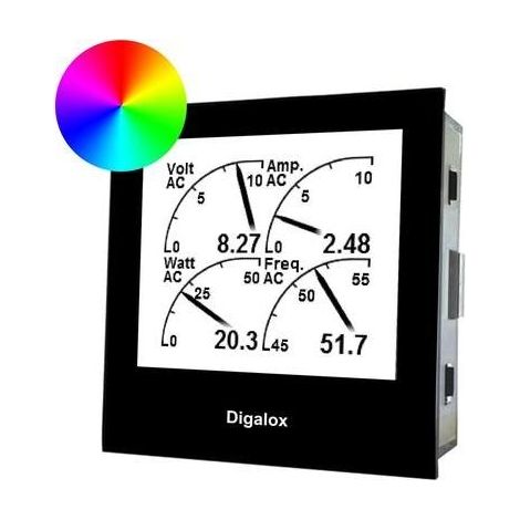TDE Instruments DPM72-MPN Multímetro digital negro IP65