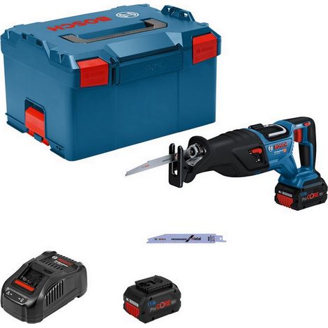 Bosch Akku Säbelsäge Säge 2x ProCORE 5.5Ah GSA 18V-28 PROFESSIONAL 06016C0003