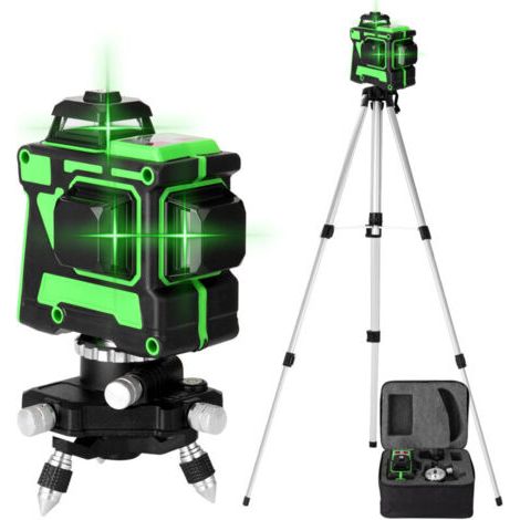 Niveau laser 3D 12 lignes base rotative 220V (1/4)