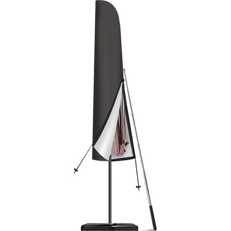 Housse de protection pour parasol déporté - Housse de protection pour parasol de 2 m à 4 m - Housse de parasol 420D avec tige pour Ø 200 cm Ø 300 cm Ø 400 cm (175 36,5/30,5) (1/5)