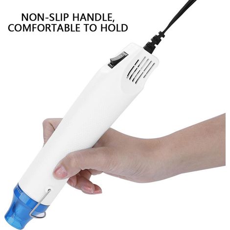 Pistolet à air chaud 300 W pour pâte polymère (prise européenne 220 V, blanc) (1/5)