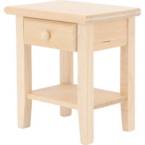 Buffet miniature pour maison de poupée à l'échelle 1:12, meuble en bois, meuble d'appoint (1/5)
