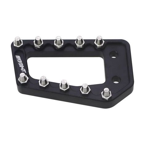 1 color: Black + Silver Material: Metal Motorcycle modification: Enlarged brake pedal with anti-slip function. (1/4)