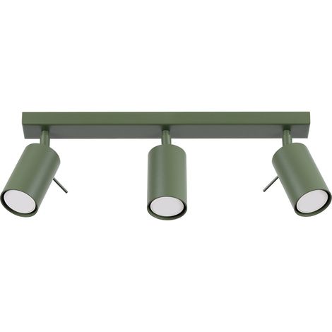 RING-SPOTLIGHT 3 GU10 OLIVE GREEN SOLLUX SL.1502 (1/5)