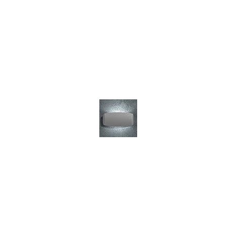 wandleuchte abram 1xr7s (189mm) 10,5w mit druckknopfsteuerung (3farben) ip55 l.26,5xw.6xh.12cm grau harz