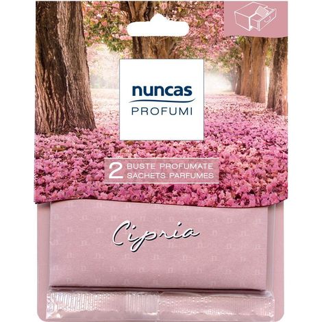 2 Buste Profumate per Cassetti Cipria Nuncas