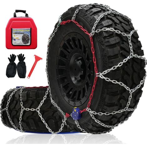 Schneeketten für Pickup & SUV mit Automatikspanner, 12mm, EN 16662 zertifiziert (1/5)