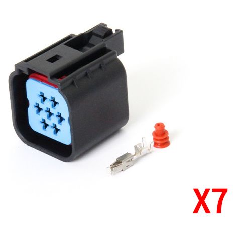 Wasserdichter Kfz-Kabelbaumstecker, 7-poliger Kfz-Stecker der Serie 3,5, DJ7076Y-3,5-11/21 (1/4)