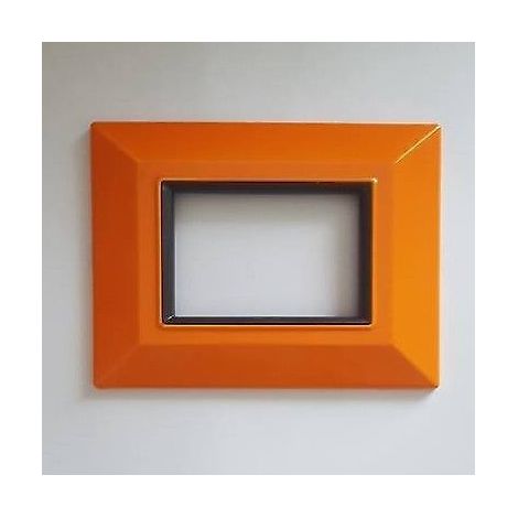 Trade Shop - PLATTE PLATTE PLATTEN KOMPATIBEL FÜR AXOLUTE BTICINO SERIE FARBIG SQ - Orange