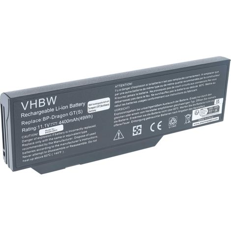 vhbw Akku kompatibel mit ZooStorm 8207, 8207D, 8207I Notebook (4400 mAh, 11,1 V, Li-Ion) (1/5)