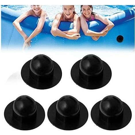 5 Pièces de Remplacement pour Bouchon de Piscine, Bouchon de Crépine de Pompe de Filtre de Piscine de Remplacement, Raccord de Remplacement de Prise Murale (5PCS) Lefou (1/5)