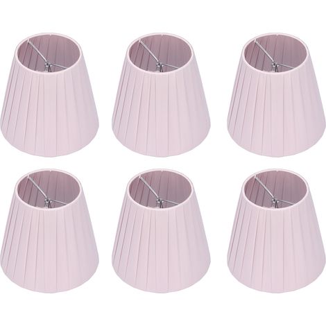 6 Wandlampenschirme aus Stoff, zum Aufclipsen, schlichtes, modernes Design, Inneneinrichtung (1/5)