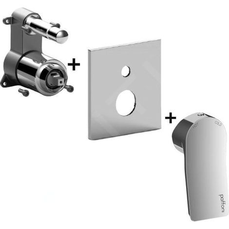 Paffoni Tilt - Mitigeur encastré pour 2 sorties, chrome TIBOX015CR (1/2)