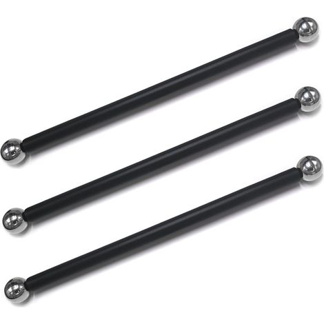 brazos transversales de repuesto para farola de 22 pulgadas, barra transversal de metal galvanizado con extremo esférico, piezas para farola exterior para cestas colgantes de flores, letreros, pa (1/5)