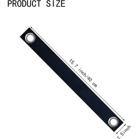 Lntyq 6er-Pack Baumgurte mit Ösen für 39,9 cm Baumpfähle (1/5)
