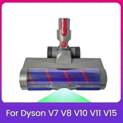 Compatible avec les aspirateurs V7, V8, V10, V11 et V15 tête de brosse à rouleau à poils souples avec voyant lumineux vert indiquant l'élimination de la poussière compatible avec les planchers en bo (1/5)