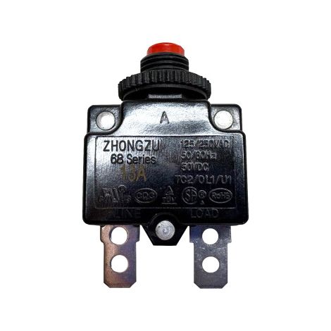 Thermoschalter Leistungsschalter 68 Series Reset Schalter Überlastschutz 13A 250V 2 Pin für Kompressoren uvm. (1/4)