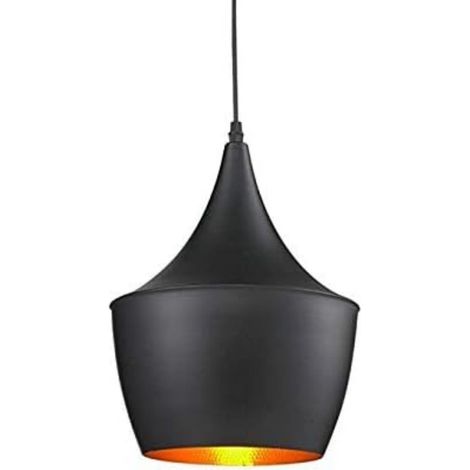 Meilleure vente E27 Plafonnier Suspensions Lustre Luminaire Metal Vintage Suspensions Luminaire Cuisine Chambre Café Restaurant (sans ampoule) (Type B) [Classe énergétique A++] (1/5)