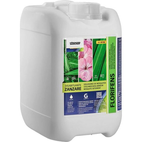 Stocker Florifens, répulsif contre les moustiques, paquet de 5 L - Con kit paratia + griglia