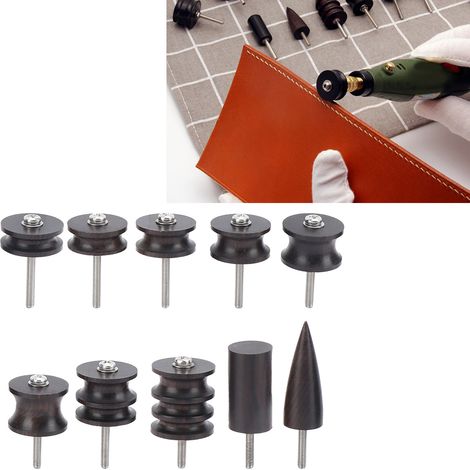 DIY-Lederpolierkopf, Lederpolierstab, Schleifwerkzeug, Schleifkopf, elektrischer Sandelholzpolierkopf, Kantenbearbeitungswerkzeug (1/5)