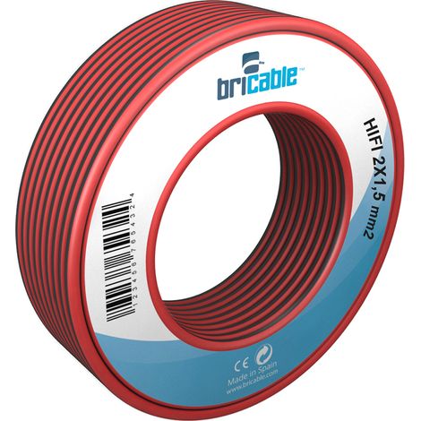 Cable Multimedia Bicolor Paralelo Bricable Ro/Ne 5 Mt