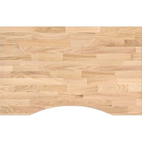 Dessus de bureau  Dessus de table  Plateau de table non traité bois massif de chêne rectangulaire