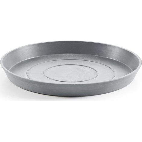 Ecopots Untersetzer rund 30 für Blumentopf - L 28,7 cm x B 28,7 cm x H 3 cm - Innen- und Außenbereich