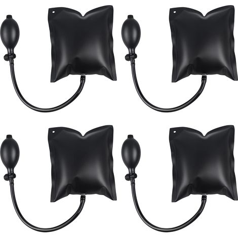 4 coussins de levage gonflables, cales pneumatiques pour portes et fenêtres, kit de 4 pièces, installation et réparation automobile, positionnement rapide (1/5)