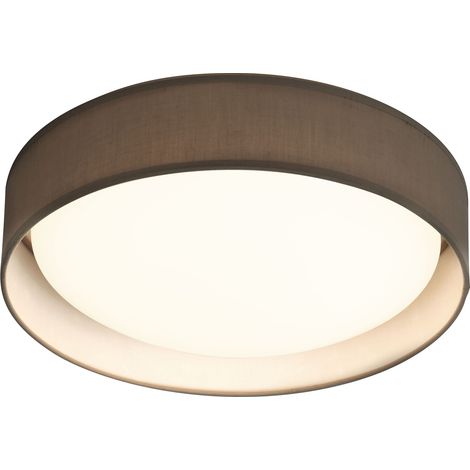 Plafoniera Gianna Tessuto Bianco Policarbonato Grigio Led 25,3W 3000K (1/5)